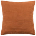 Pecan - Front - Yard Lark Cotton Crinkled Cushion Cover