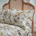 Natural - Front - EW by Edinburgh Weavers Flyway Exotic Piped Housewife Pillowcase (Pack of 2)