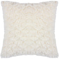 Dreamy Cream - Front - Heya Home Faux Fur Fluff Ball Cushion Cover