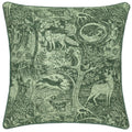 Emerald - Front - Furn Winter Woods Chenille Animals Cushion Cover