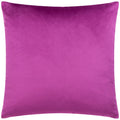 Multicoloured - Back - Heya Home Faux-Velvet Cushion Cover