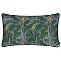 Green - Front - Wylder Ebon Wilds Nkiru Piped Cushion Cover