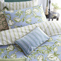 French Blue - Side - Wylder Albera Floral Duvet Cover Set