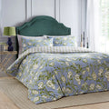 French Blue - Front - Wylder Albera Floral Duvet Cover Set