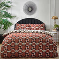 Brick - Front - Furn Avalon Geometric Duvet Cover Set