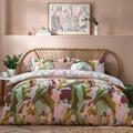 Burgundy-Sage - Front - Furn Self Love Duvet Cover Set