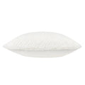 White - Side - Paoletti Sonnet Faux Fur Cut Cushion Cover