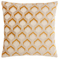 Gold - Front - Paoletti Ledbury Jacquard Cushion Cover