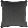 Stargazer Grey - Back - Hoem Malans Piped Velvet Cut Cushion Cover