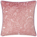 Navy - Back - Furn Hocus Pocus Piping Detail Velvet Cushion Cover