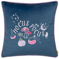 Navy - Front - Furn Hocus Pocus Piping Detail Velvet Cushion Cover