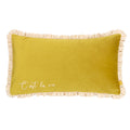 Green - Front - Furn Cest La Vie Embroidered Cushion Cover