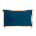 Navy - Back - Furn Cest La Vie Embroidered Cushion Cover