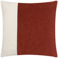 Brick - Front - Furn Coba Washed Velvet Cushion Cover