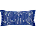 Cobalt - Front - Furn Kadie Woven Outdoor Cushion Cover