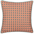 Blue - Front - Wylder Onika Geometric Cushion Cover