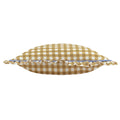 Gold - Side - Furn Maude Reversible Gingham Cushion Cover