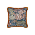 Navy - Front - Wylder Nature Woodlands Jacquard Floral Cushion Cover