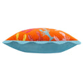 Orange-Aqua - Side - Furn Scalloped Crustaceans Cushion Cover