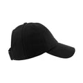 Black - Front - Beechfield Womens-Ladies Performance Ponytail Cap