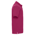 Fuchsia - Side - Russell Mens Classic Cotton Pique Polo Shirt