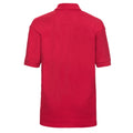 Classic Red - Back - Russell Childrens-Kids Polo Shirt