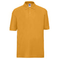 Gold - Front - Russell Childrens-Kids Polo Shirt