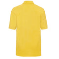 Yellow - Back - Russell Childrens-Kids Polo Shirt