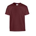 Maroon - Front - Gildan Childrens-Kids Heavy Cotton T-Shirt