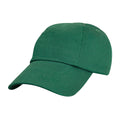 Bottle Green - Front - Result Headwear Childrens-Kids Cotton Low Profile Baseball Cap