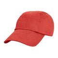 Red - Front - Result Headwear Childrens-Kids Cotton Low Profile Baseball Cap
