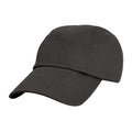 Black - Front - Result Headwear Childrens-Kids Cotton Low Profile Baseball Cap