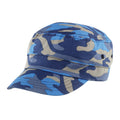 Indigo - Front - Result Headwear Urban Camo Cap