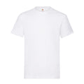 White - Front - Fruit of the Loom Unisex Adult Plain Cotton Heavy T-Shirt