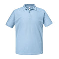 Sky - Front - Russell Mens Authentic Eco Polo Shirt