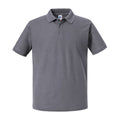 Convoy Grey - Front - Russell Mens Authentic Eco Polo Shirt