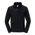 Black - Front - Russell Mens Essential Soft Shell Jacket