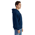 Navy - Side - Gildan Mens Softstyle Fleece Midweight Full Zip Hoodie