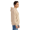 Sand - Side - Gildan Mens Softstyle Fleece Midweight Full Zip Hoodie