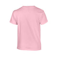 Light Pink - Back - Gildan Childrens-Kids Plain Lightweight T-Shirt