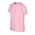 Light Pink - Side - Gildan Childrens-Kids Plain Lightweight T-Shirt