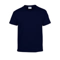 Navy - Front - Gildan Childrens-Kids Plain Lightweight T-Shirt