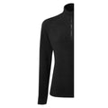 Black - Back - TriDri Womens-Ladies Recycled Fitted Active Fleece Top