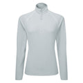 Cool Grey - Front - TriDri Womens-Ladies Recycled Fitted Active Fleece Top