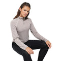 Stone - Back - TriDri Womens-Ladies Recycled Fitted Active Fleece Top