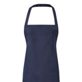 Navy - Back - Premier Ladies-Womens Essential Bib Apron - Catering Workwear