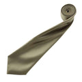 Sage - Back - Premier Mens Plain Satin Tie (Narrow Blade)