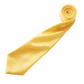 Sunflower - Back - Premier Mens Plain Satin Tie (Narrow Blade)