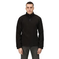 Black - Side - Regatta Mens Thor Overhead Anti-Pill Fleece Top