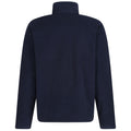 Dark Navy - Back - Regatta Mens 170 Series Anti-pill Zip Neck Micro Fleece